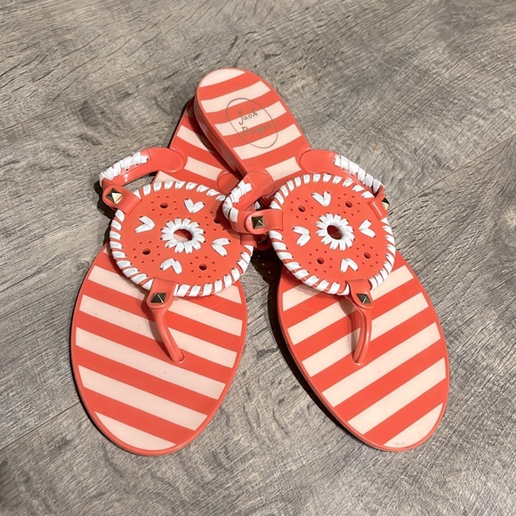 Jack Rogers Georgica Jelly Sandals - Size 9 - Picture 1 of 6